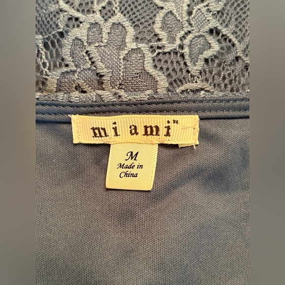 Miami Blue Long Sheer Sleeve V-Neck Sundress size M - Picture 8 of 14